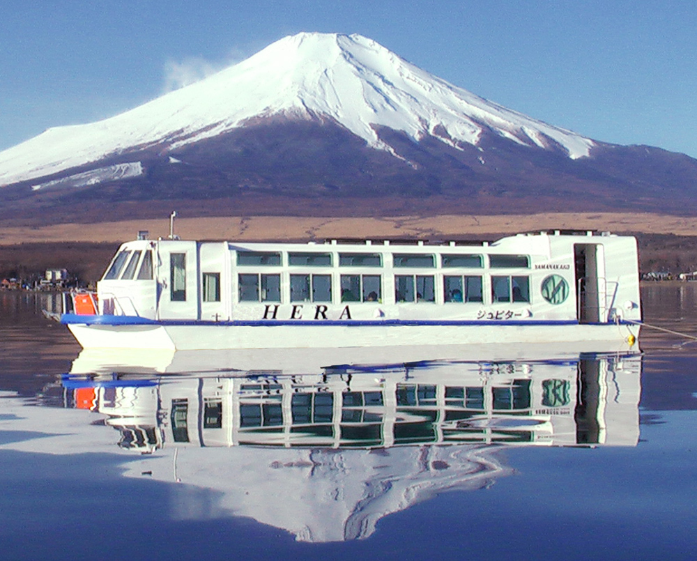 山中湖わかさぎつりドーム船